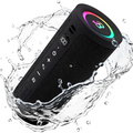 BassBloom Roar 3 Portable Bluetooth Speaker,20W Powerful Sound with JIKE Bass,IPX6 Waterproof,24H Playtime,Bluetooth 5.4,RGB Lights,Wireless TWS Pairing,Outdoor for Camping and Beach