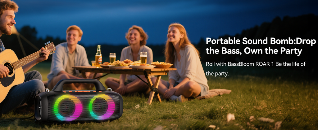 BassBloom Roar 1 Portable Bluetooth Speaker