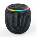 BassBloom ROOM 3 Portable Bluetooth Speaker – IPX6 Waterproof, TWS Pairing, 12W Powerful Stereo Sound with RGB Lights, Bluetooth 5.4, All-Day Playtime, For Use on Any Surface at Home