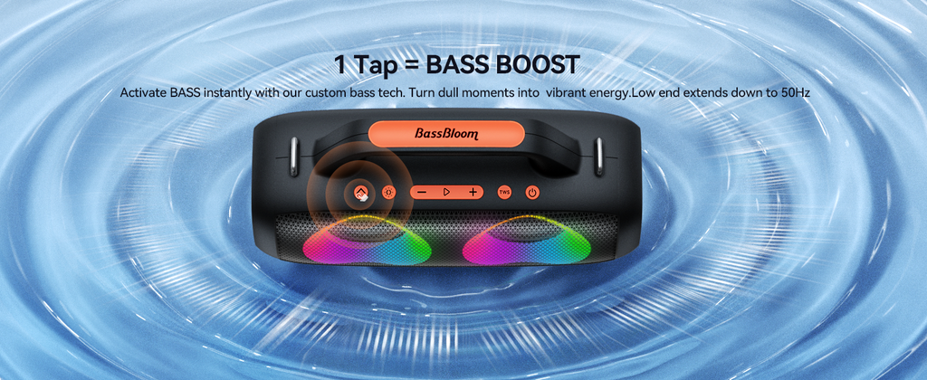 BassBloom Roar 1 Portable Bluetooth Speaker
