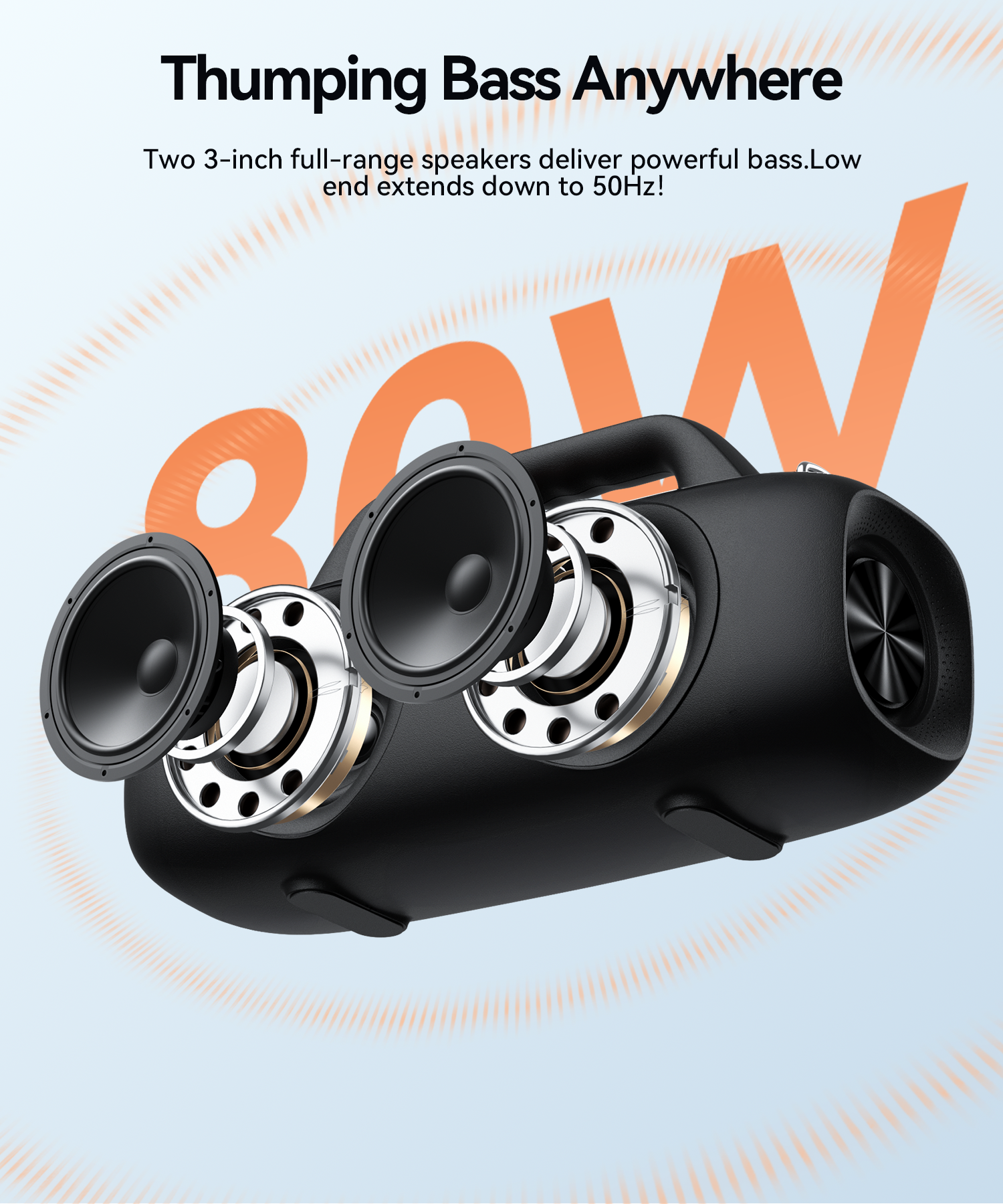 BassBloom Roar 1 Portable Bluetooth Speaker